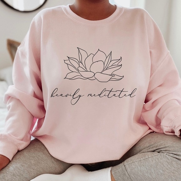 Got That Zen Vibe? Our Heavily Meditated Sweatshirt Says It All. - Picture 2 of 2